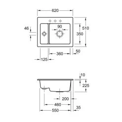 Villeroy & Boch Einbauspüle Subway 60 XM -Machen Sie es mit der Küchenspüle. villeroy boch einbauspuele subway 60 xm3