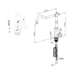Villeroy & Boch Küchenarmatur Avia 2.0 Edelstahl Massiv Gebürstet | Niederdruck -Machen Sie es mit der Küchenspüle. villeroy boch kuechenarmatur avia 20 edelstahl massiv gebuerstet niederdruck3