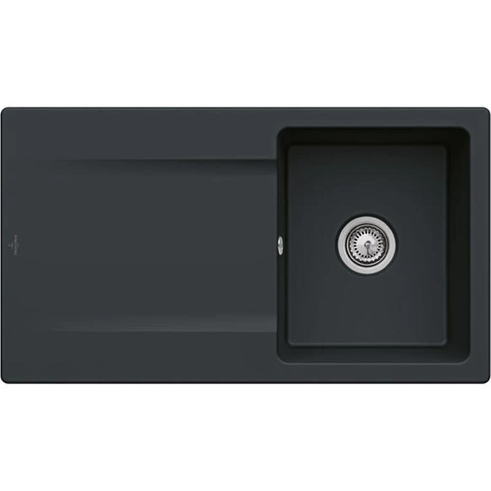 Villeroy & Boch Siluet 50 Flat Mit Handbetätigung Premiumline S5 Ebony -NEUWERTIG- 3 Villeroy & Boch Siluet 50 Flat Mit Handbetätigung Premiumline S5 Ebony -NEUWERTIG-