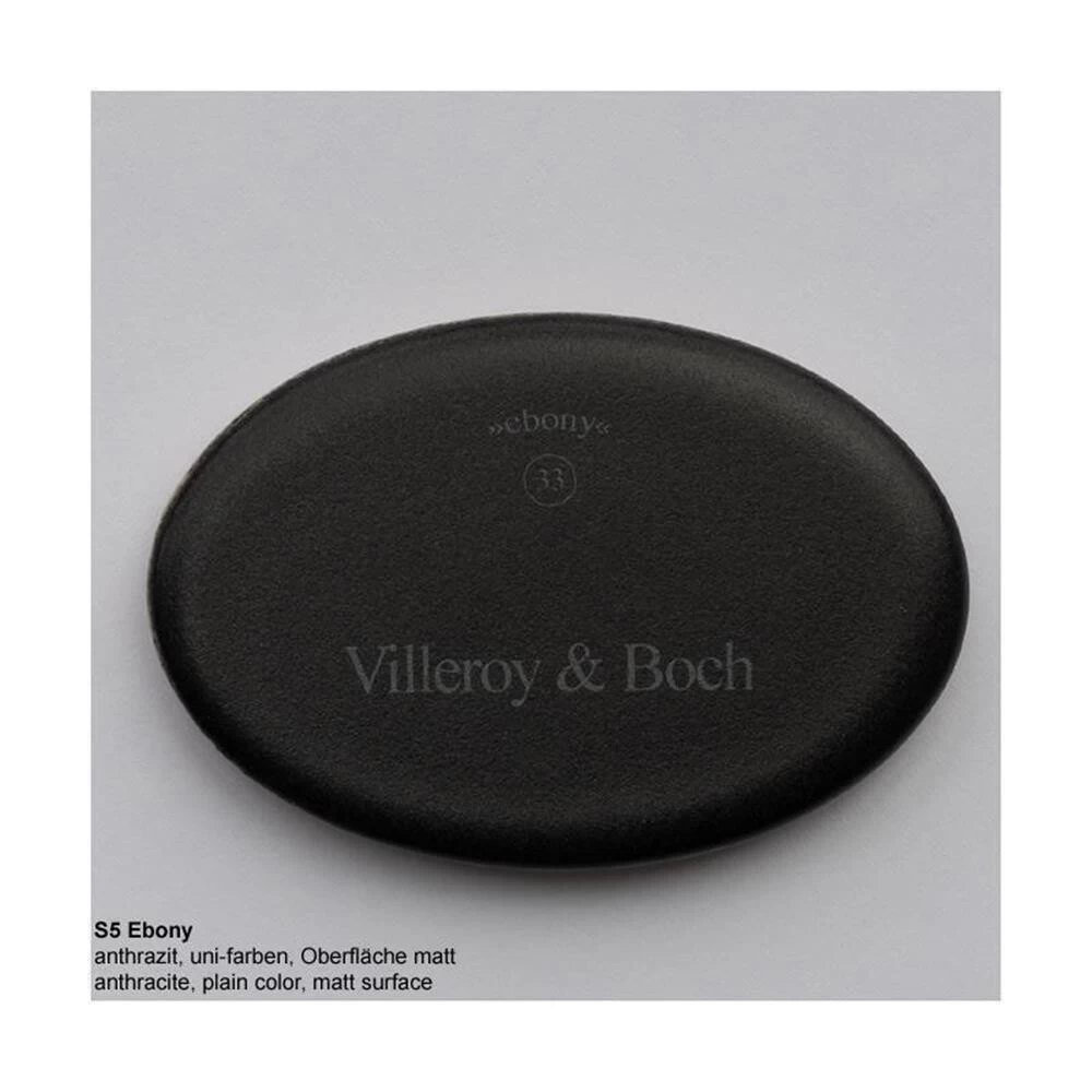 Villeroy & Boch Siluet 50 Flat Mit Handbetätigung Premiumline S5 Ebony -NEUWERTIG- 5 Villeroy & Boch Siluet 50 Flat Mit Handbetätigung Premiumline S5 Ebony -NEUWERTIG- – Bild 3