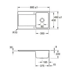 Villeroy & Boch Siluet 50 Flat Mit Handbetätigung Premiumline S5 Ebony -NEUWERTIG- 11 Villeroy & Boch Siluet 50 Flat Mit Handbetätigung Premiumline S5 Ebony -NEUWERTIG- -Machen Sie es mit der Küchenspüle. villeroy boch siluet 50 flat mit handbetaetigung premiumline s5 ebony neuwertig4