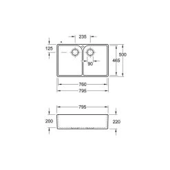 Villeroy & Boch Spülmodul Spülstein Doppelbecken 80 X 8 Villeroy & Boch Spülmodul Spülstein Doppelbecken 80 X -Machen Sie es mit der Küchenspüle. villeroy boch spuelmodul spuelstein doppelbecken 80 x3