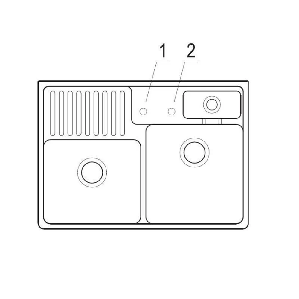 Villeroy & Boch Spülmodul Spülstein Doppelbecken 7 Villeroy & Boch Spülmodul Spülstein Doppelbecken – Bild 5