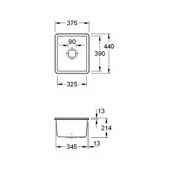 Villeroy & Boch Unterbauspüle Subway 45 SU -Machen Sie es mit der Küchenspüle. villeroy boch unterbauspuele subway 45 su3