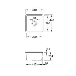 Villeroy & Boch Unterbauspüle Subway 50 SU -Machen Sie es mit der Küchenspüle. villeroy boch unterbauspuele subway 50 su3