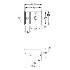 Villeroy & Boch Unterbauspüle Subway 60 XU -Machen Sie es mit der Küchenspüle. villeroy boch unterbauspuele subway 60 xu3