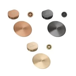 Villeroy & Boch Zubehör-Set Bestehend Aus: Cap Ventilabdeckung, Abdeckkappe Für Überlauf, Abdeckkappe Für Einzeldrehgriff Rund